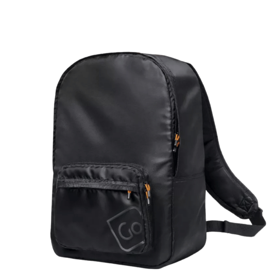 Go TRavel 865 lightweight foldaway backpack black front3qrtr