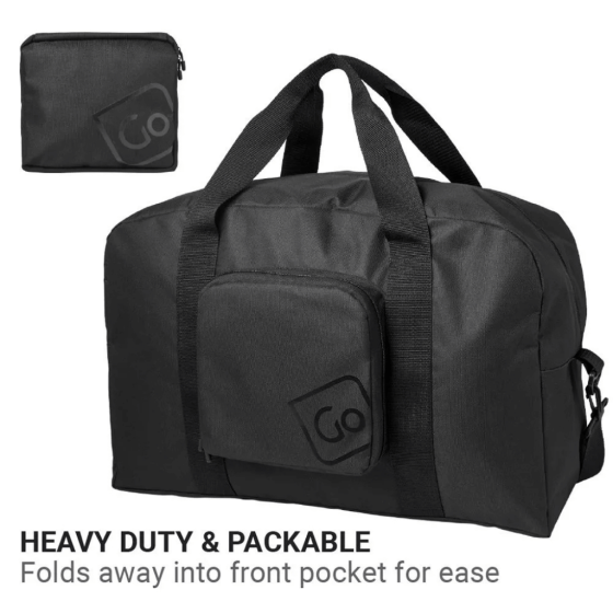 Go TRavel 868 foldaway duffle bag black feature1