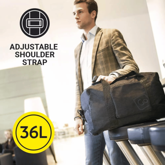 Go TRavel 868 foldaway duffle bag black lifestyle