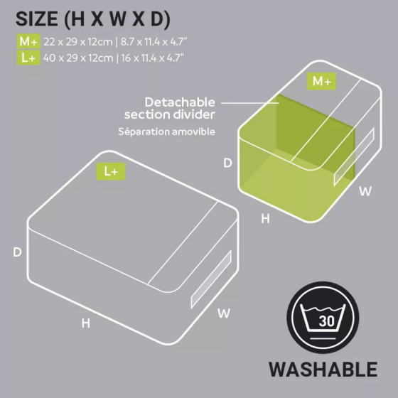 Go Travel ST284 Deeper packing cubes feature2