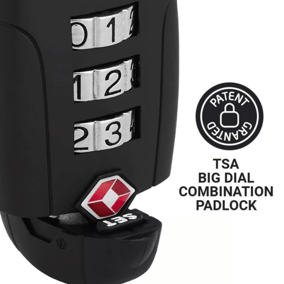 Go Travel Twist TSA Padlock black 358 101 feature1