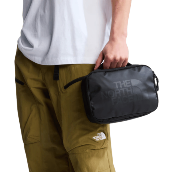 North Face Base Camp Voyager toiletry kit black lifestyle