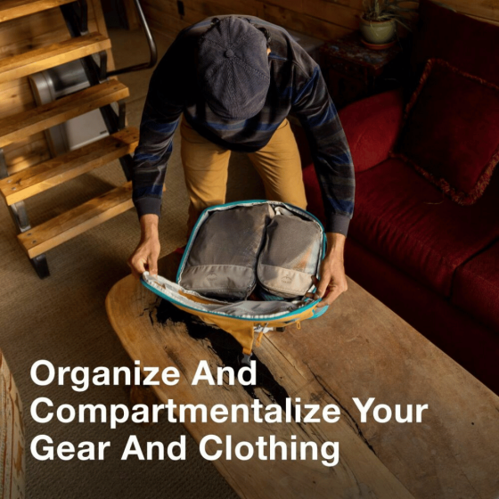 Osprey daylite packingcube set lifestyle