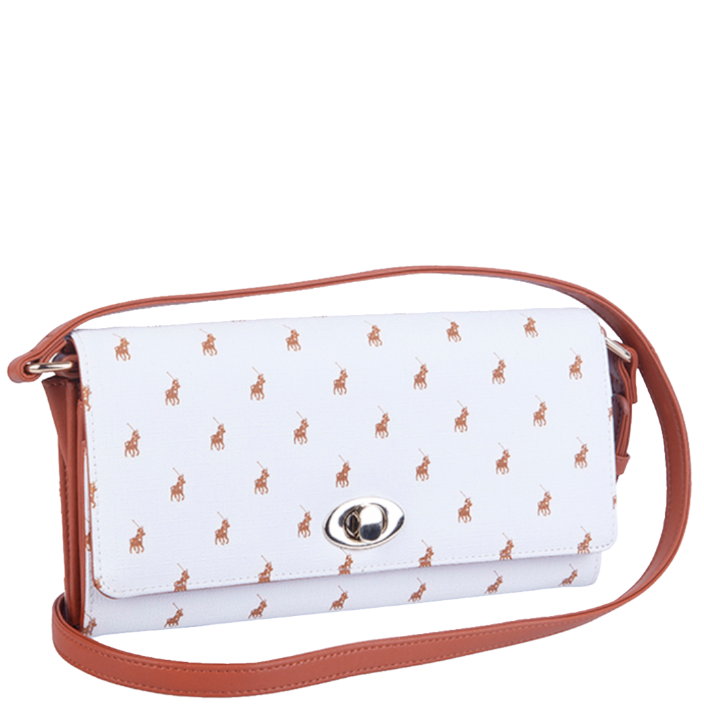 Polo New iconic travel purse 43260 White front3qrtr primary
