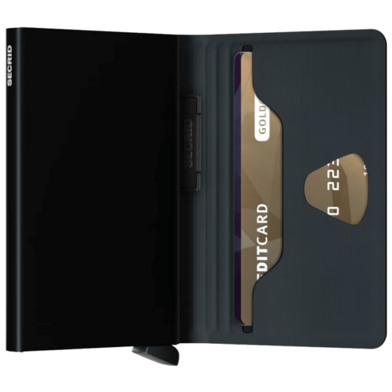 Secrid TPU bandwallet black interior2