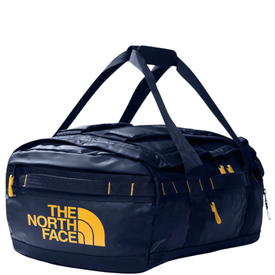 The North Face 42L Base Camp Voyager 42L Duffle navy front3qrtr primary