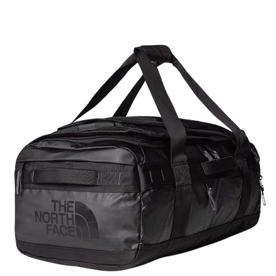 The North Face 42L Base Camp Voyager Duffle Black asphalt grey front3qrtr