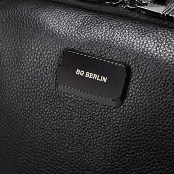 BG Berlin Nexus CEO Leather laptop Backpack 02330P black badge