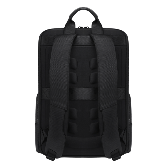 BG Berlin Nexus CEO Leather laptop Backpack 02330P black rear