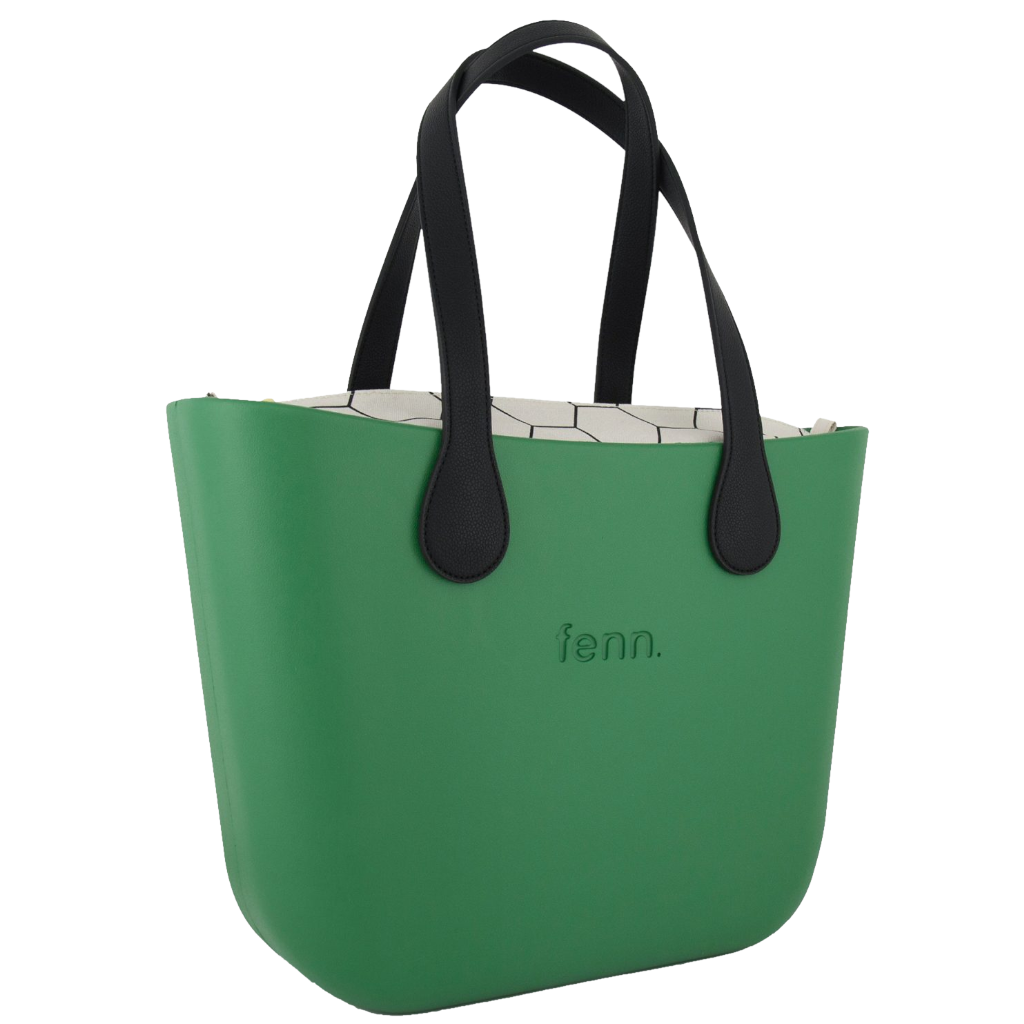 Fenn Collection 1534 Green flat handle printed hex inner front3qrtr