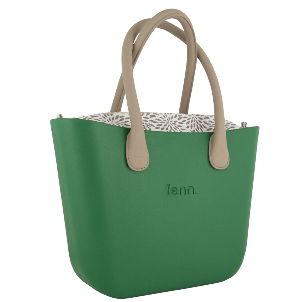 Fenn Collection 1535 Green round handle printed inner front3qrtr