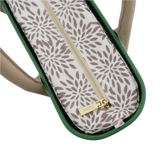 Fenn Collection 1535 Green round handle printed inner top