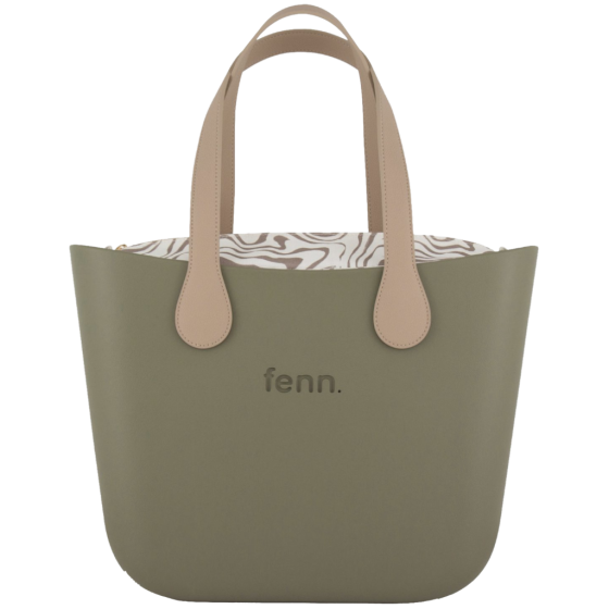 Fenn Collection 1540 Olive beige flat handle pattern inner front