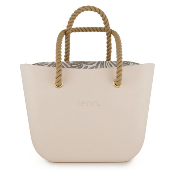 Fenn Original 1474 Nude rope handles printed inner front