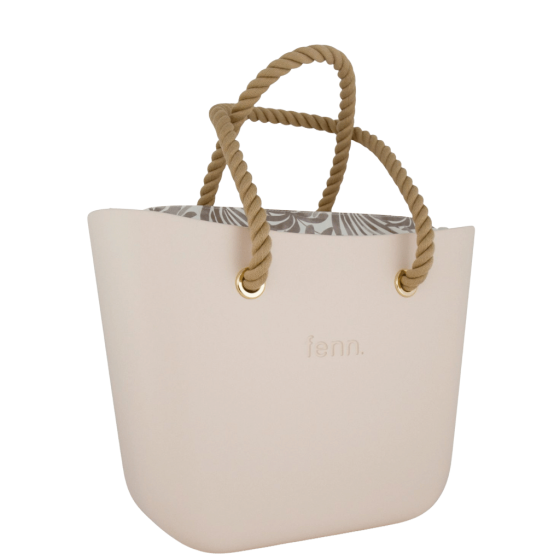 Fenn Original 1474 Nude rope handles printed inner front3qrtr primary