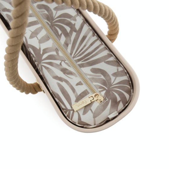 Fenn Original 1474 Nude rope handles printed inner top