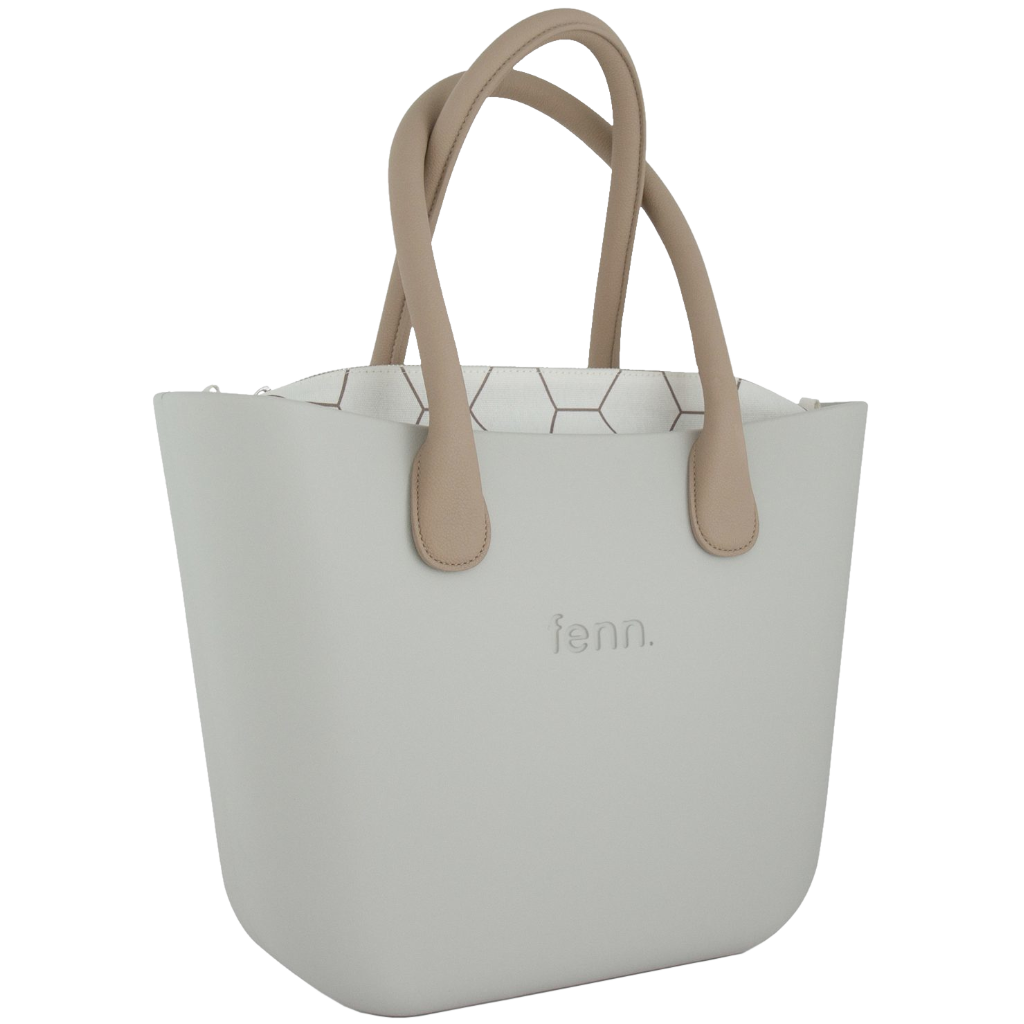 Fenn Original 1544 Light Grey round handle hex pattern inner front3qrtr