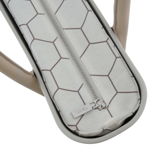 Fenn Original 1544 Light Grey round handle hex pattern inner top