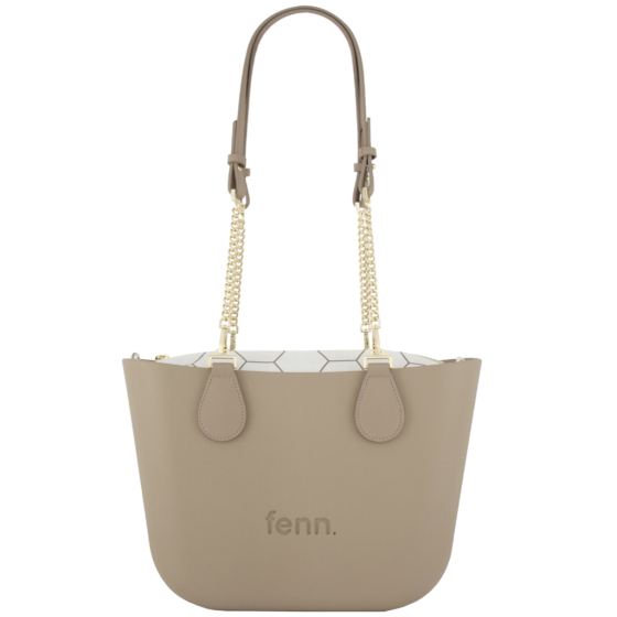 Fenn Petite 9457 Stone Gold Chain Hex Inner front full handle