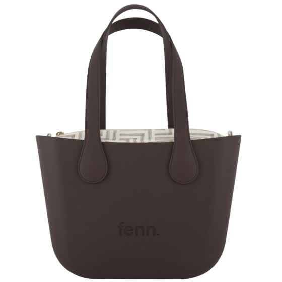 Fenn Petite 9458 Choc Flat Handle Pattern inner front