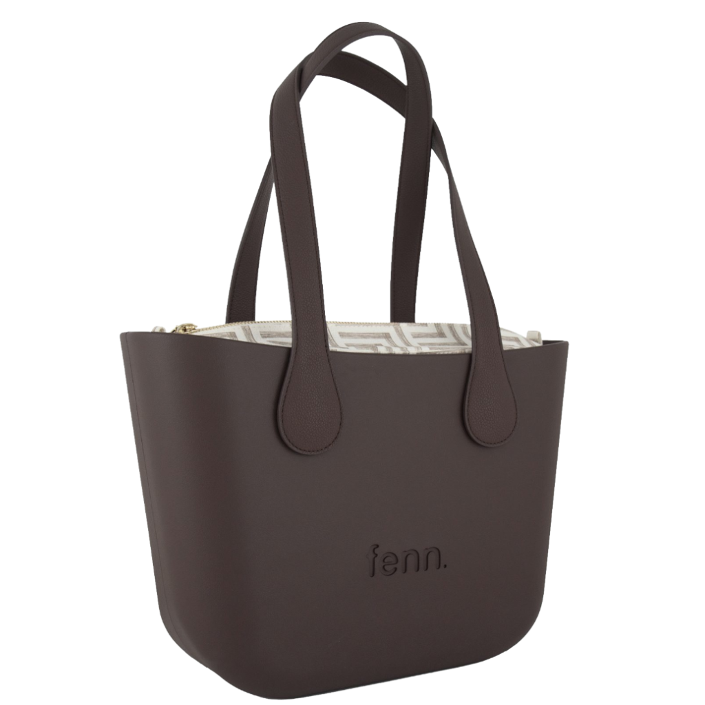 Fenn Petite 9458 Choc Flat Handle Pattern inner front3qrtr