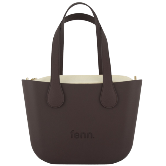 Fenn Petite 9459 Choc Flat Handle Beige Inner front