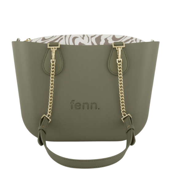 Fenn Petite 9466 Gold chain printed inner front