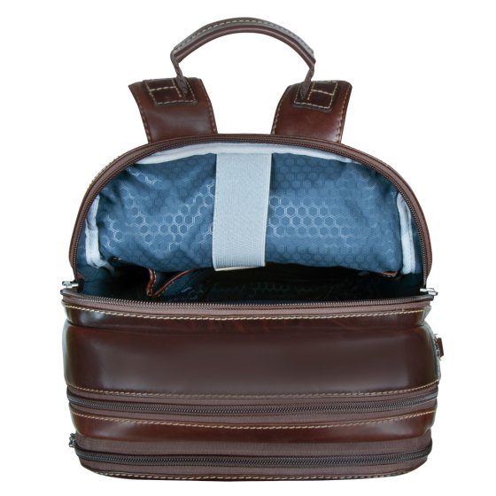 Jekyll & Hide 3672 Oxford Leather Everyday backpack Mocha interior1