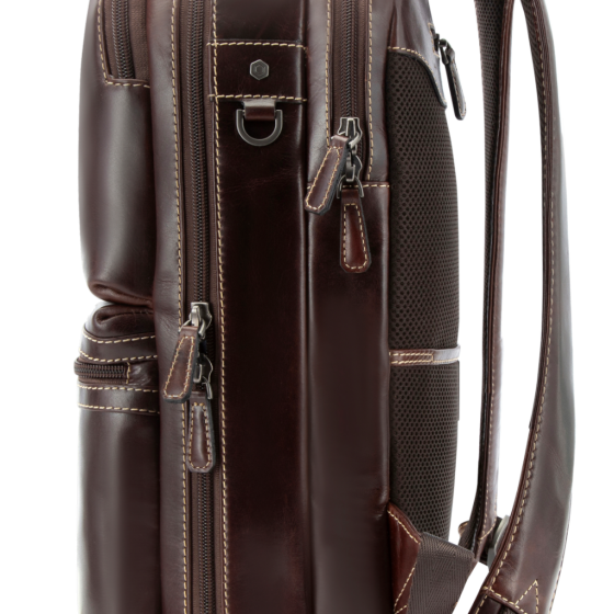 Jekyll & Hide 3672 Oxford Leather Everyday backpack Mocha side