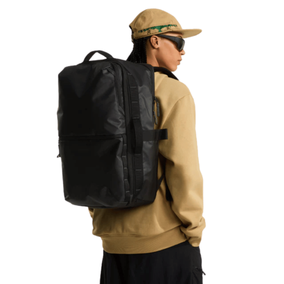 The North Face Base Camp Voyager Backpack Black 35L lifestyle1
