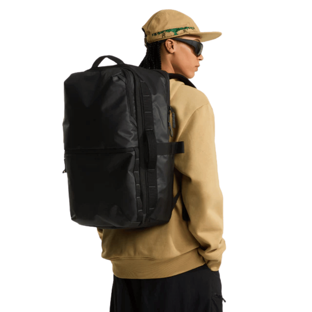 The North Face Base Camp Voyager Backpack Black 35L lifestyle1