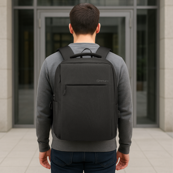 Volkano Cuba 10019 15 6 Laptop Backpack black lifestyle