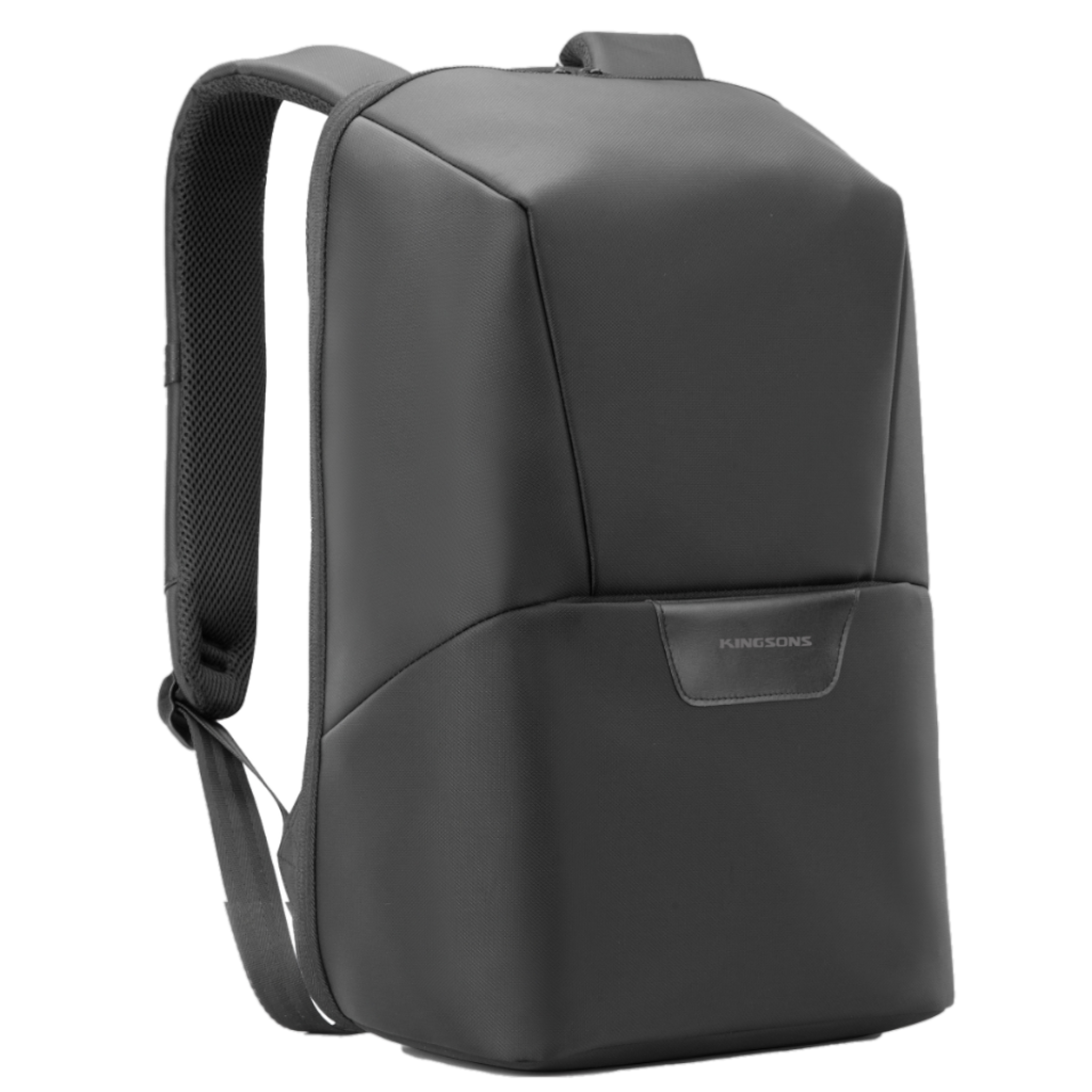 Volkano Vision 9830 15 6 Laptop Backpack black front3qrtr primary