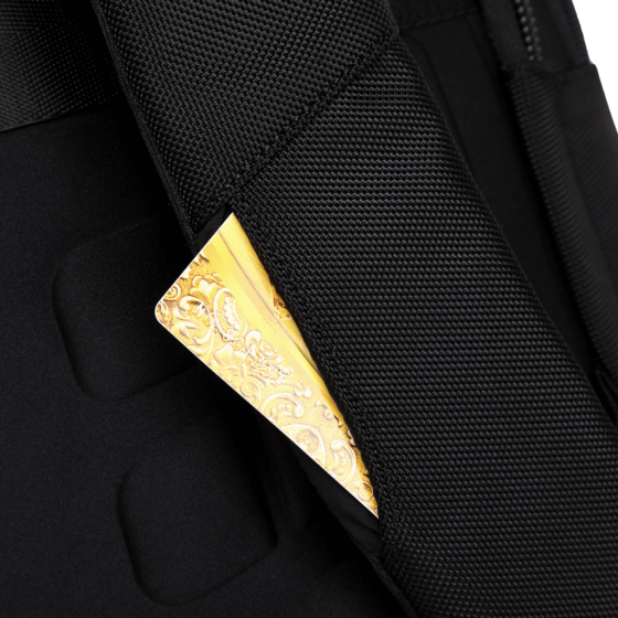 BG Berlin Nexus CEO Executive Backpack KB24401 black shoulder pocket