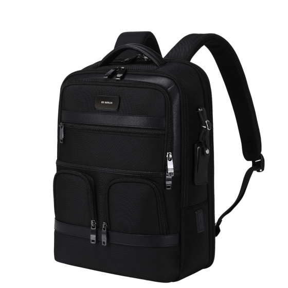 BG Berlin Nexus CEO Metro BGKB0235A Laptop Backpack black front3qrtr primary