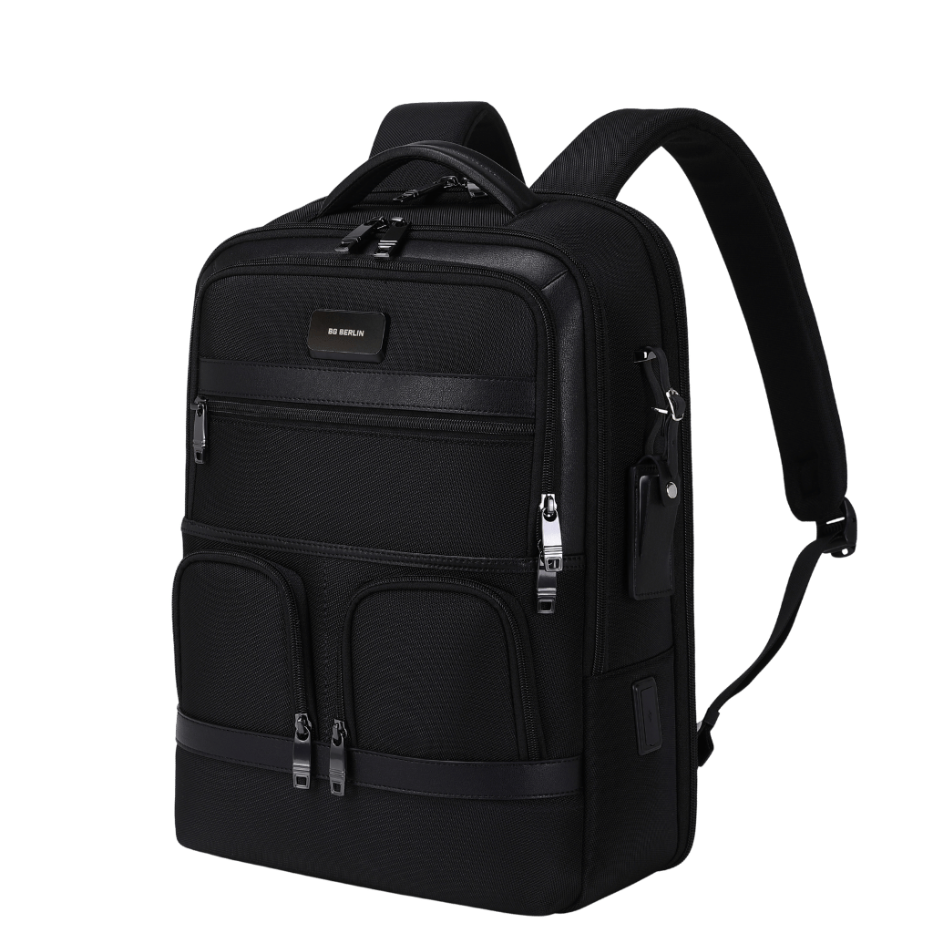 BG Berlin Nexus CEO Metro BGKB0235A Laptop Backpack black front3qrtr primary