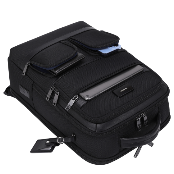 BG Berlin Nexus CEO Metro BGKB0235A Laptop Backpack black top down