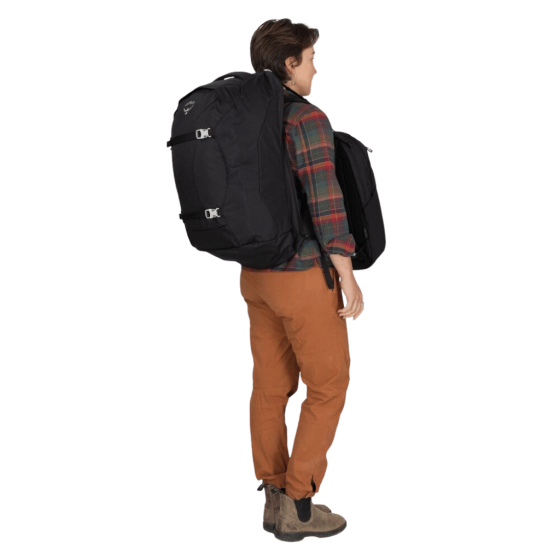 Osprey Fairview Travel Pack collection 55L Black lifestyle3