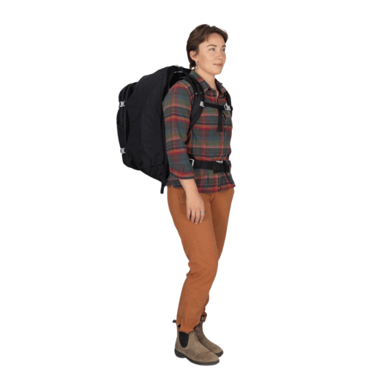 Osprey Fairview Travel Pack collection 55L Black lifestyle4
