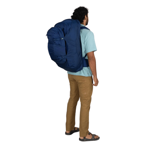 Osprey Farpoint Extended Fit TRavel Pack Blue feature size4