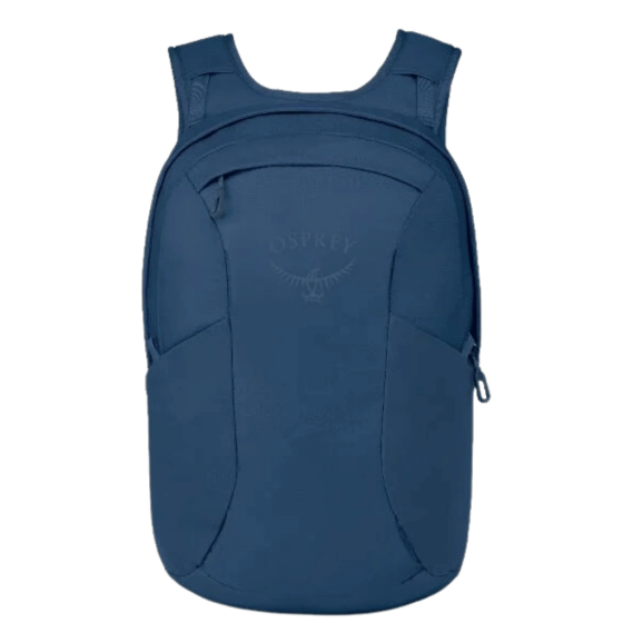 Osprey Farpoint Fairview TRavel daypack blue front