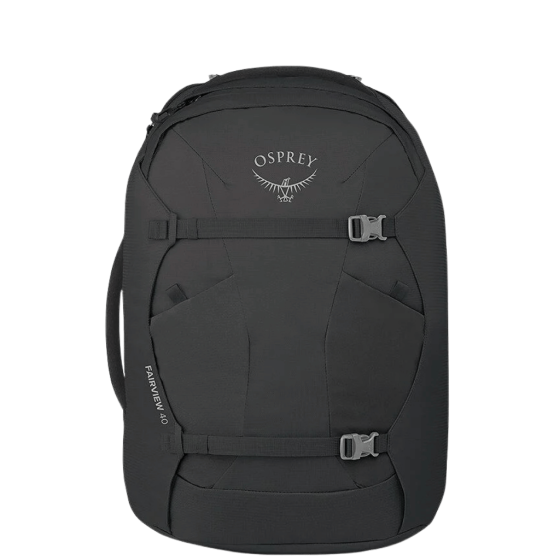 Osprey Fiarview 40L travel pack update black front