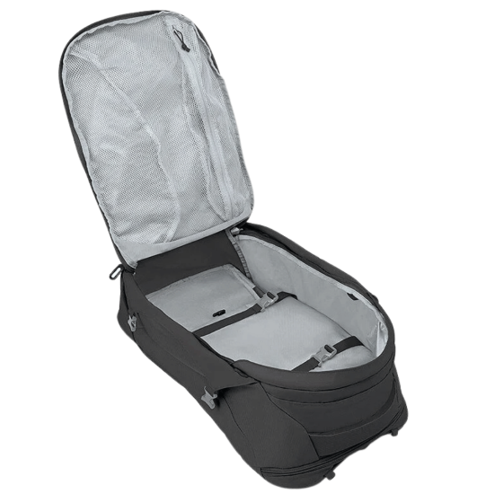 Osprey Fiarview 40L travel pack update black iterior