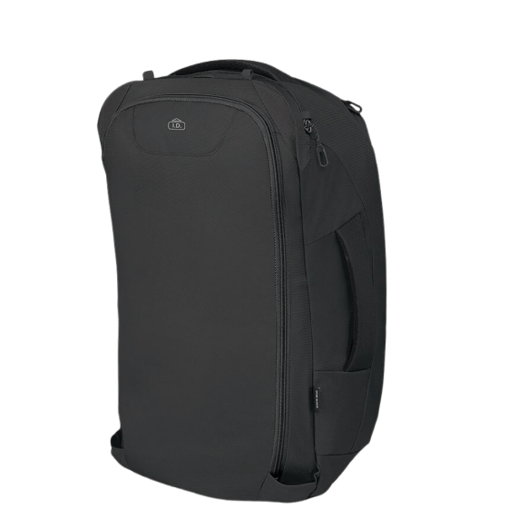 Osprey Fiarview 40L travel pack update black rear3qrtr closed