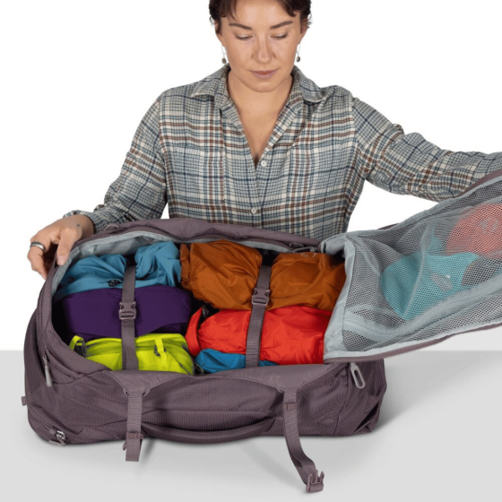 Osprey Fiarview 40L travel pack update features 1