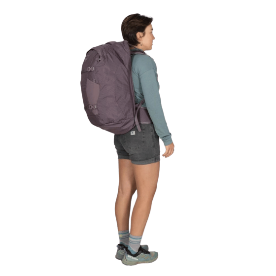 Osprey Fiarview 40L travel pack update lifestyle size 1