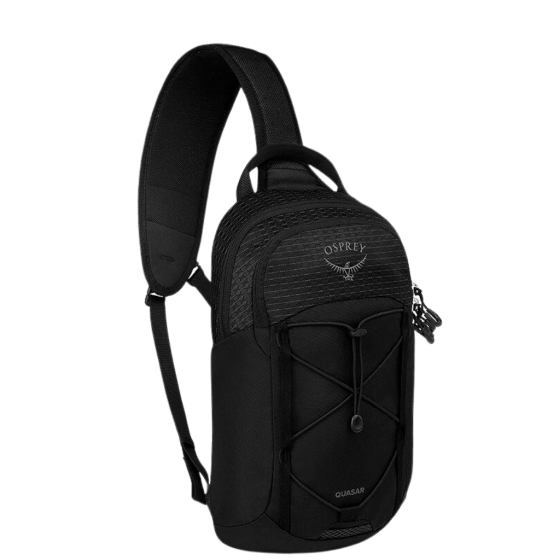 Osprey Quasar Sling Bacg black front3qrtr