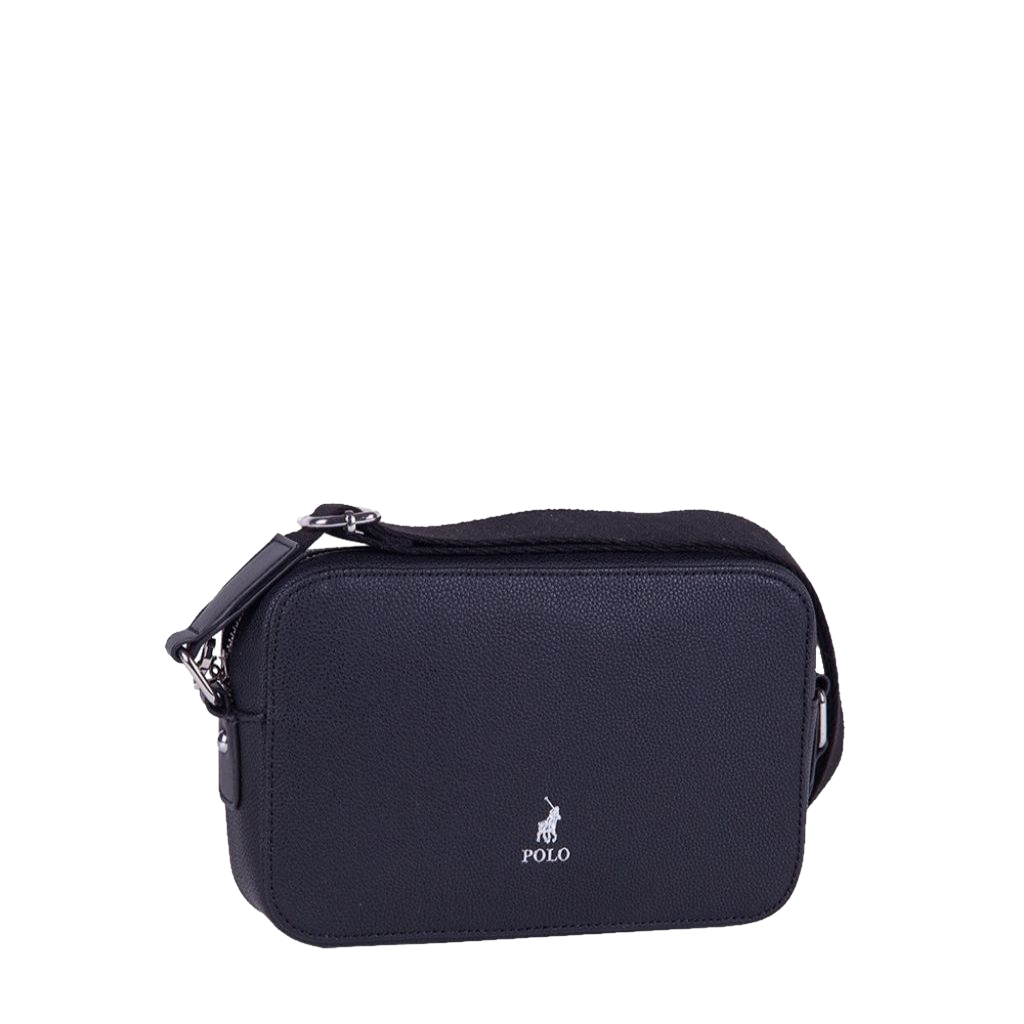 Polo Lyon POS43124 Camera Sling Bag Black front primary