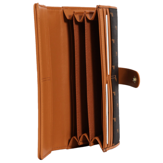 Polo New Iconic POS43235 Clutch Purse brown interior2