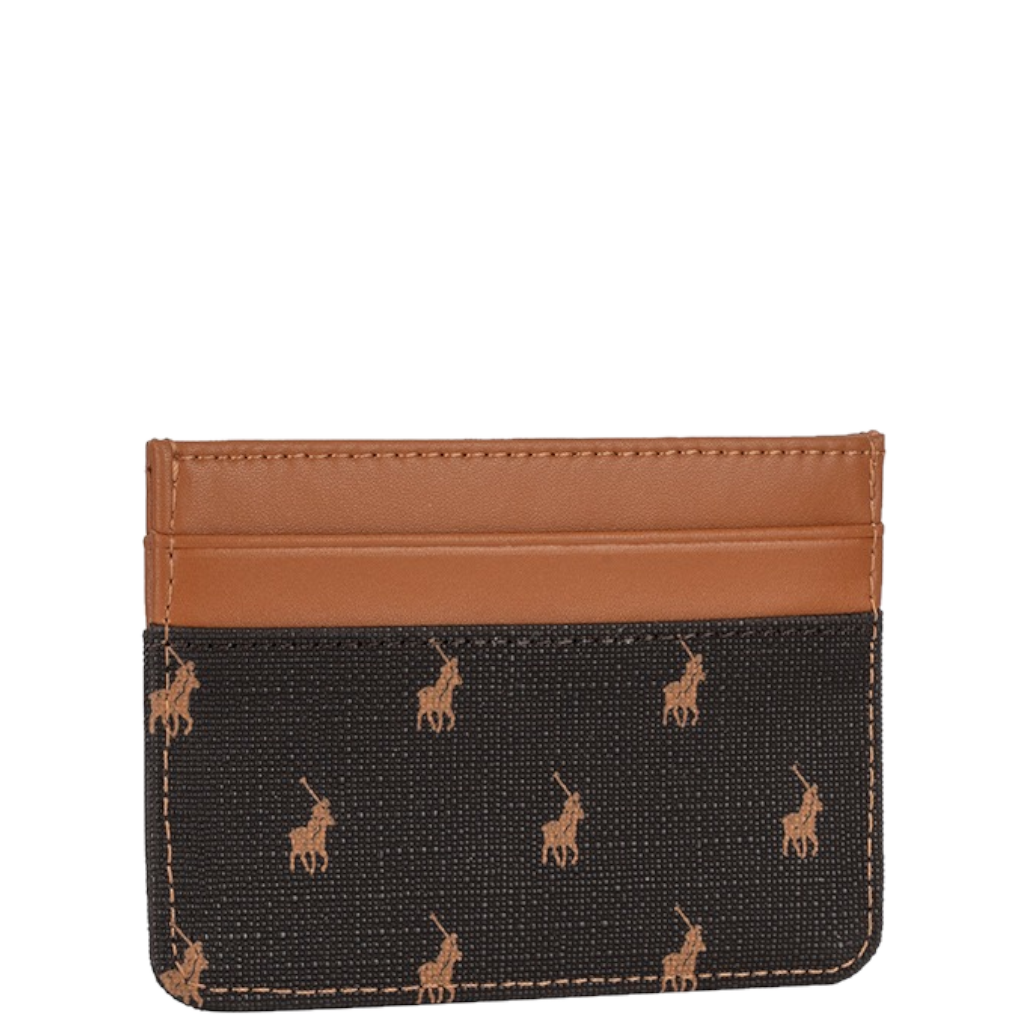 Polo New Iconic POS43236 Small Card Holder brown front3qrtr